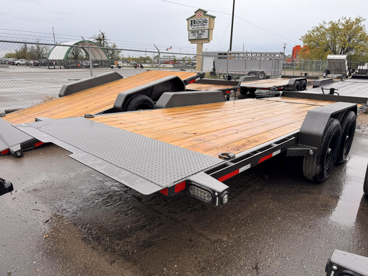 Maxx-D Trailers 2026 G6B 83"X22' Low Profile Gravity Tilt Trailer | Tandem Axle 14K, Torsion Axles, Spare Tire