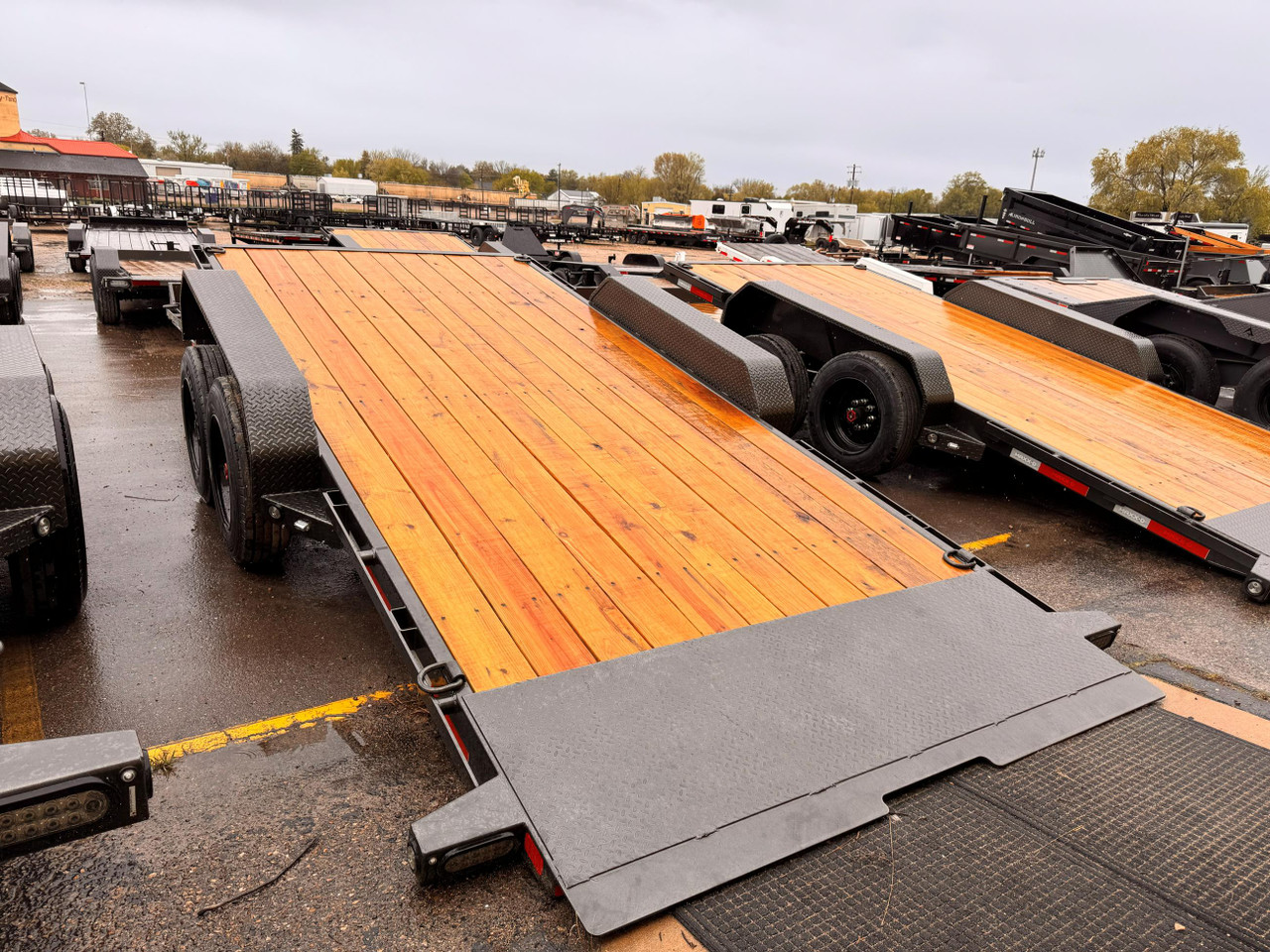 Maxx-D Trailers 2026 G8B 83"X22' Low Profile Gravity Tilt Trailer | Tandem Axle 16K, Torsion Axles, Tool Tray Behind Toolbox, 17.5 Tires