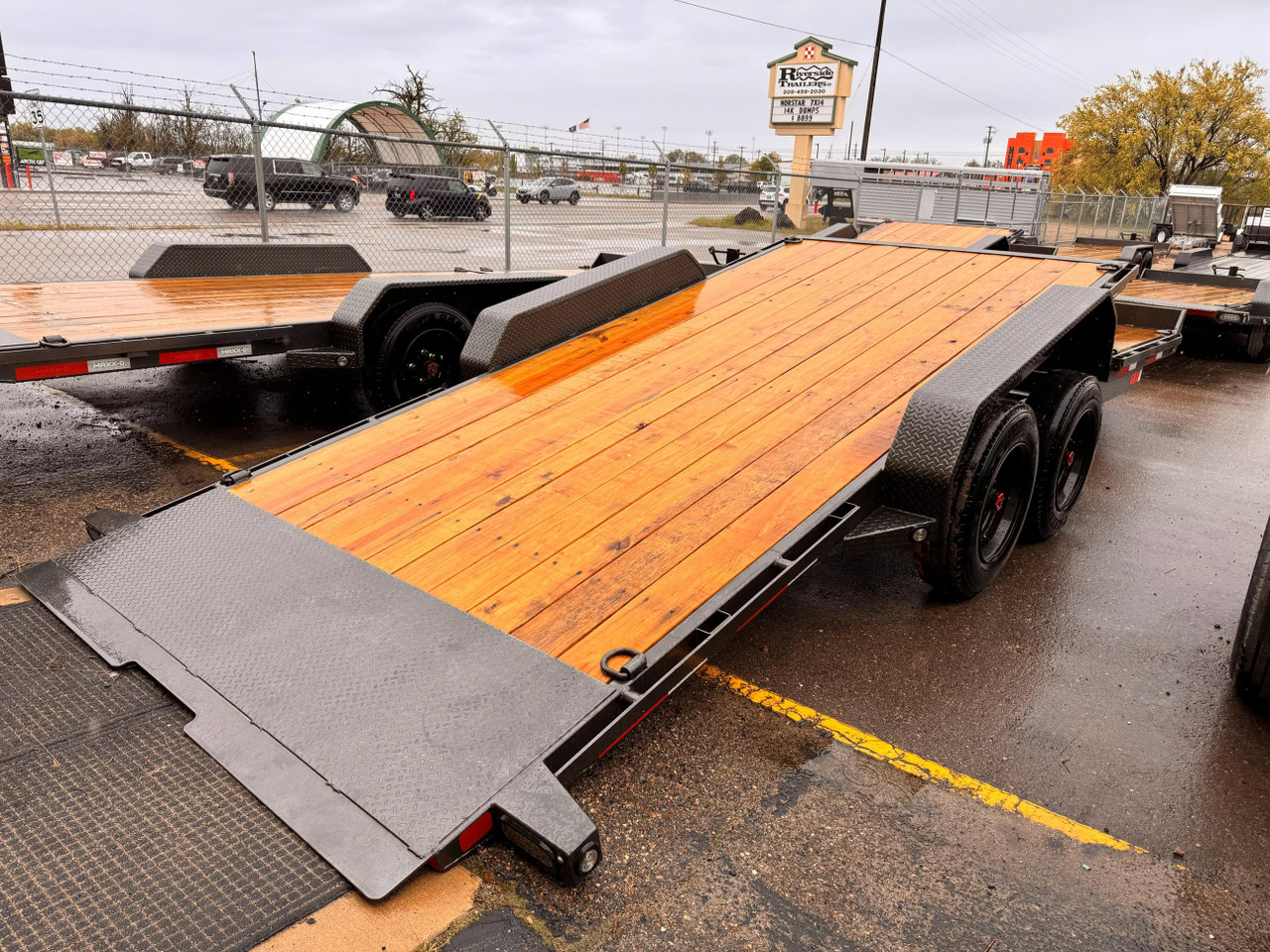 Maxx-D Trailers 2026 G8B 83"X22' Low Profile Gravity Tilt Trailer | Tandem Axle 16K, Torsion Axles, Tool Tray Behind Toolbox, 17.5 Tires
