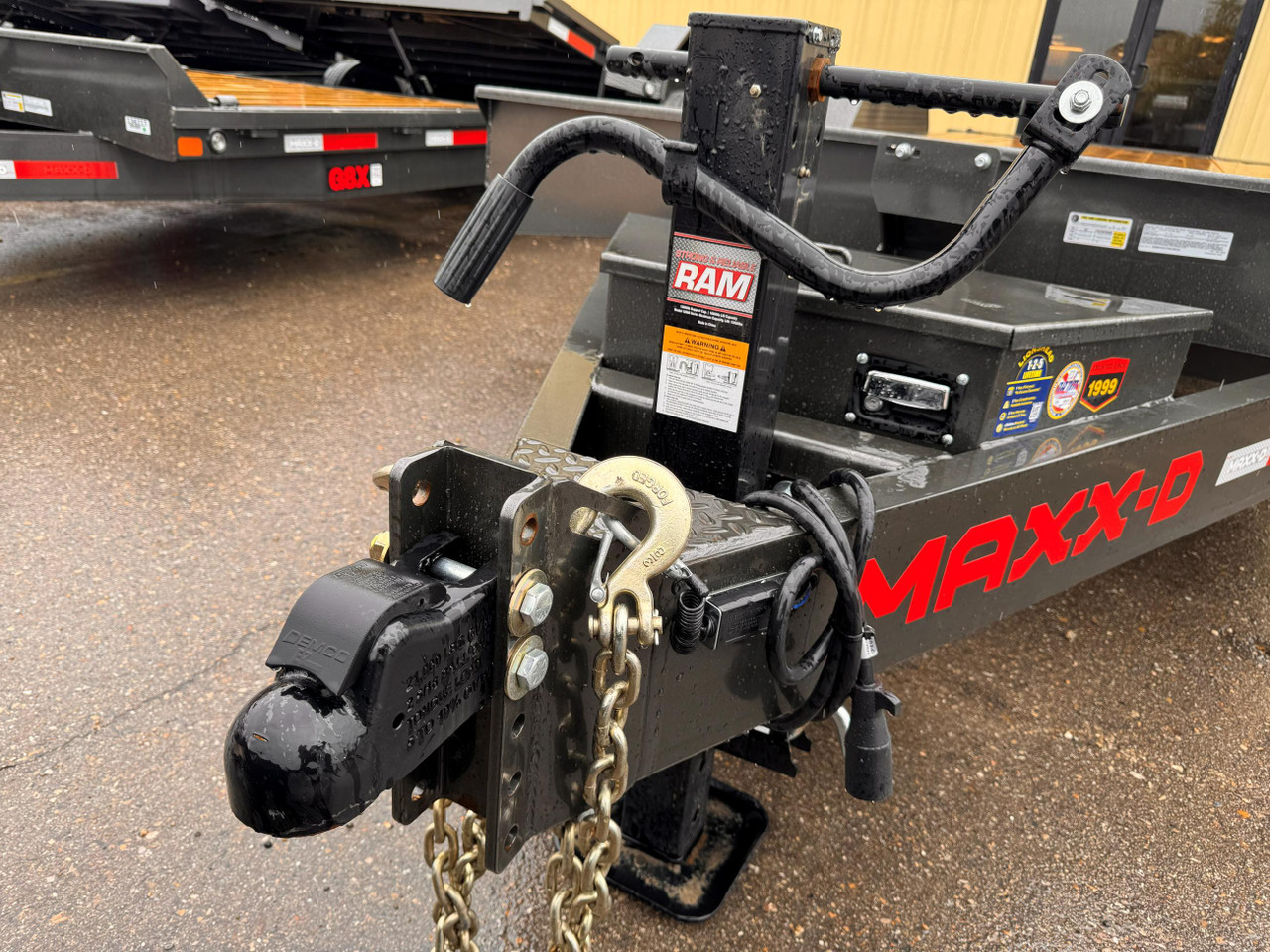 Maxx-D Trailers 2026 G8B 83"X22' Low Profile Gravity Tilt Trailer | Tandem Axle 16K, Torsion Axles, Tool Tray Behind Toolbox, 17.5 Tires