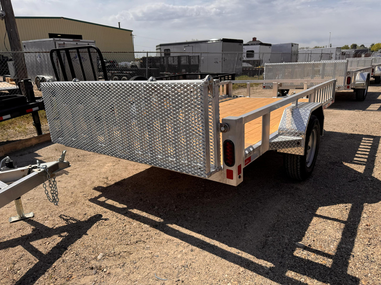 Nordtek Trailers 2026 924"X12' Utility Trailer | Single Axle, Side Load Ramps, Bi-Fold Gate