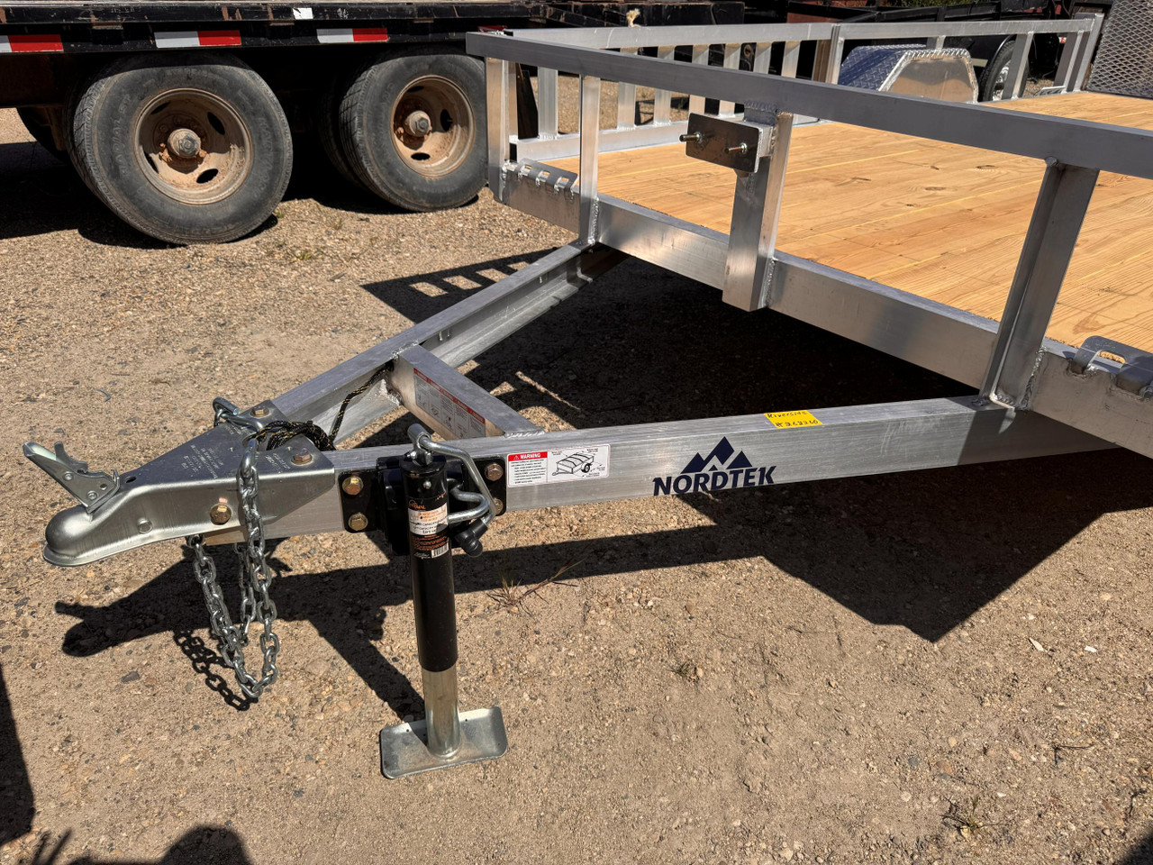 Nordtek Trailers 2026 924"X12' Utility Trailer | Single Axle, Side Load Ramps, Bi-Fold Gate