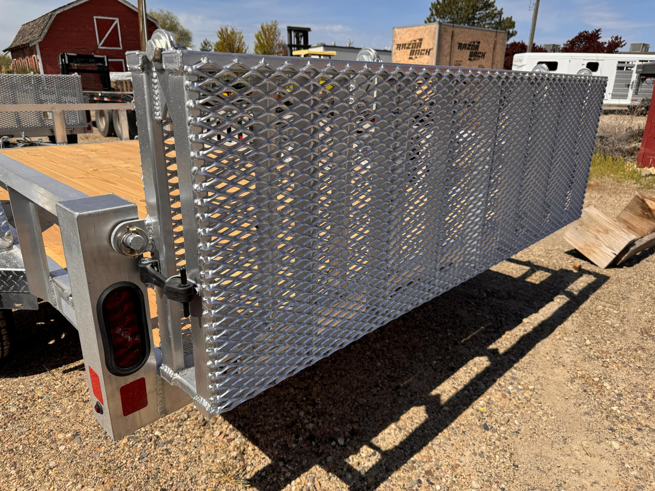 Nordtek Trailers 2026 924"X12' Utility Trailer | Single Axle, Side Load Ramps, Bi-Fold Gate