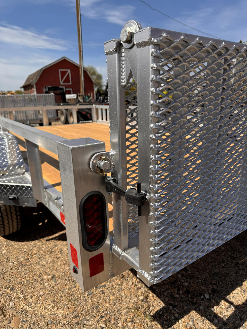 Nordtek Trailers 2026 924"X12' Utility Trailer | Single Axle, Side Load Ramps, Bi-Fold Gate