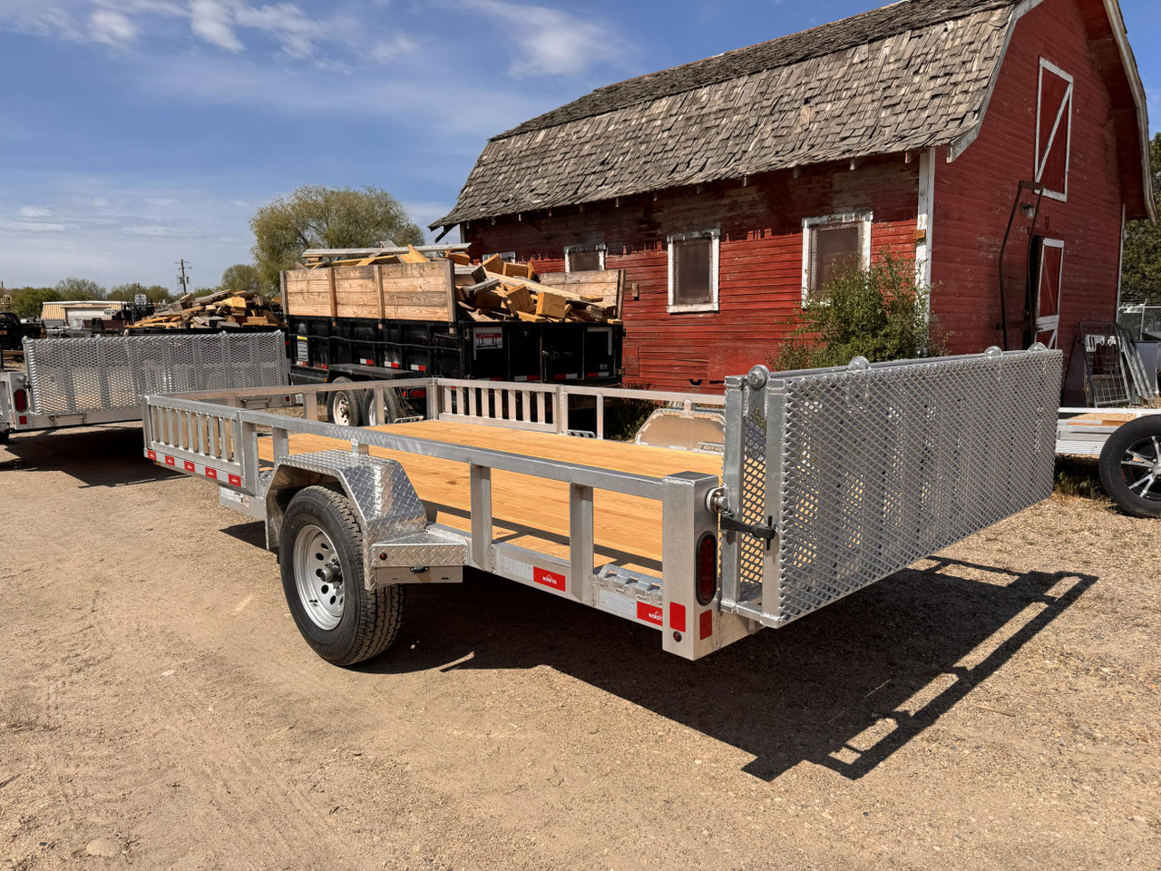 Nordtek Trailers 2026 82"X14' Utility Trailer | Single Axle, ATV Side Load, Bi-Fold Gate