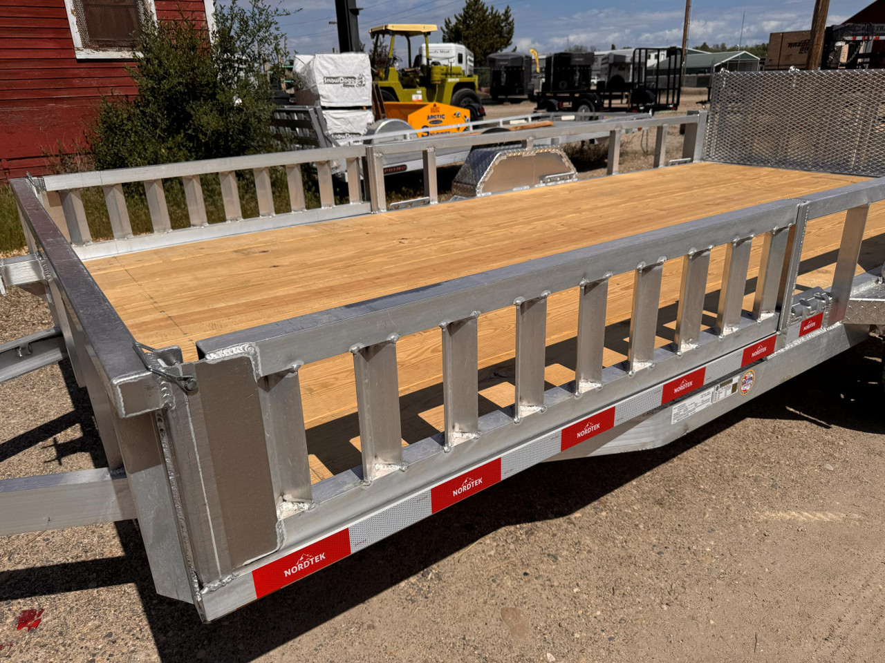 Nordtek Trailers 2026 82"X14' Utility Trailer | Single Axle, ATV Side Load, Bi-Fold Gate