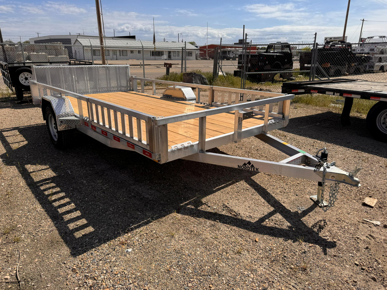 Nordtek Trailers 2026 82"X14' Utility Trailer | Single Axle, ATV Side Load, Bi-Fold Gate