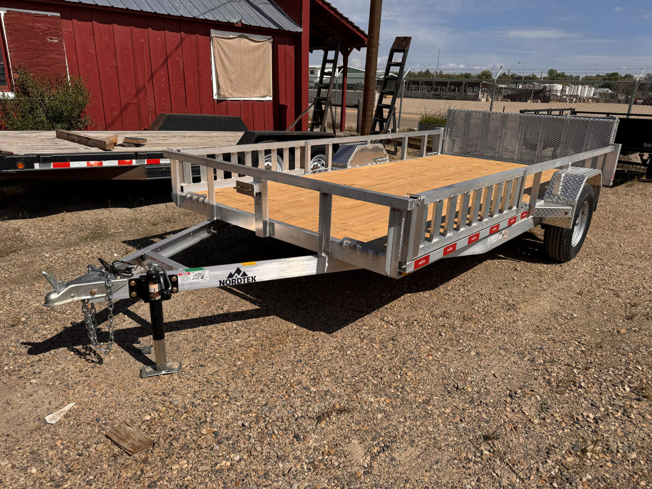 Nordtek Trailers 2026 82"X14' Utility Trailer | Single Axle, ATV Side Load, Bi-Fold Gate