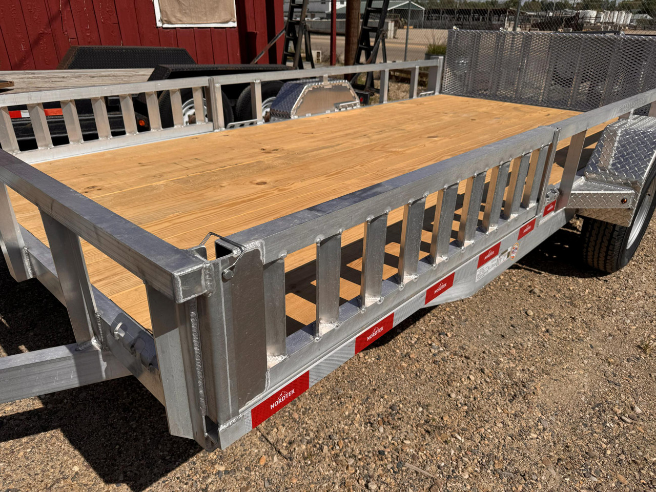 Nordtek Trailers 2026 82"X14' Utility Trailer | Single Axle, ATV Side Load, Bi-Fold Gate