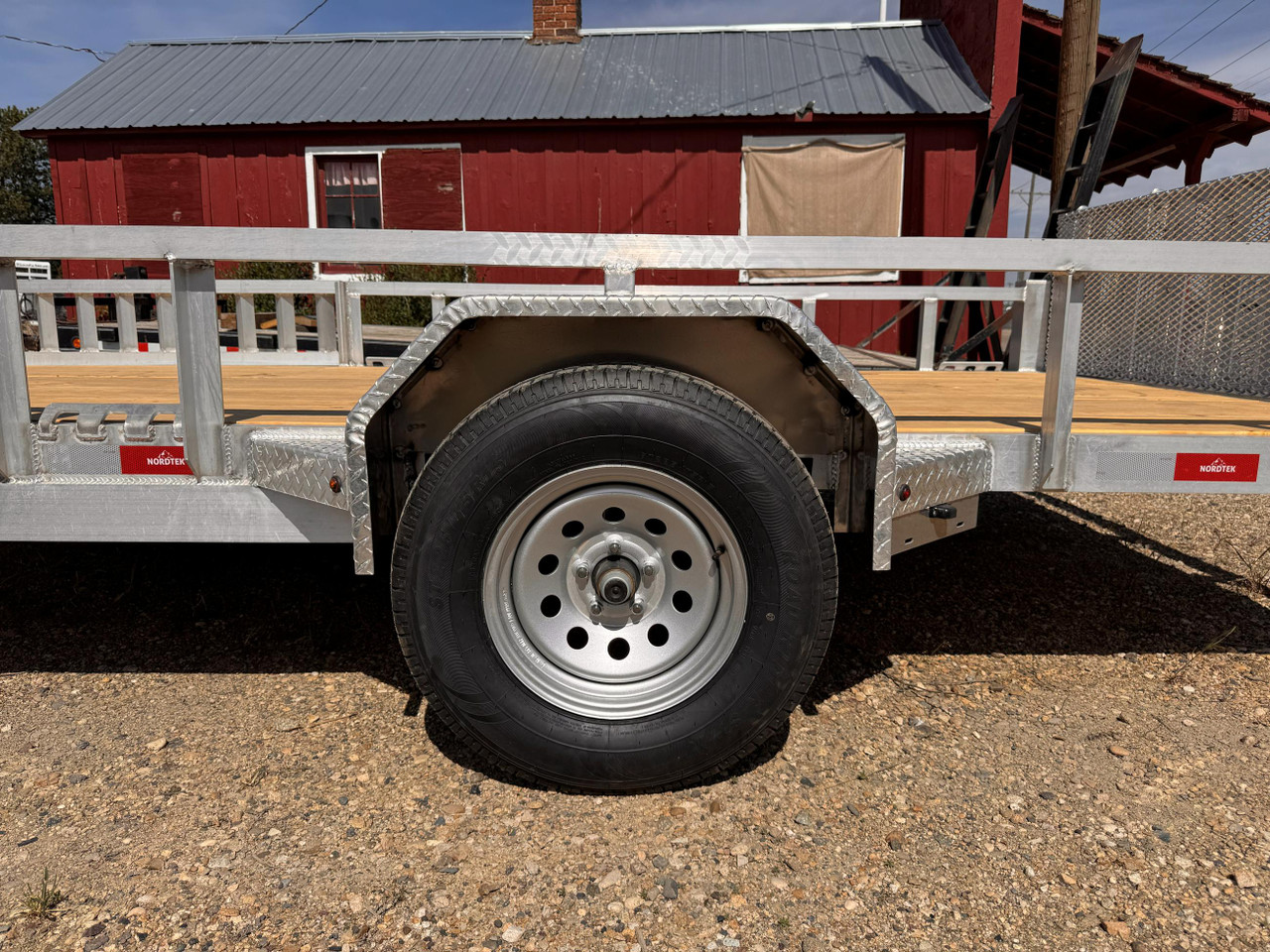 Nordtek Trailers 2026 82"X14' Utility Trailer | Single Axle, ATV Side Load, Bi-Fold Gate