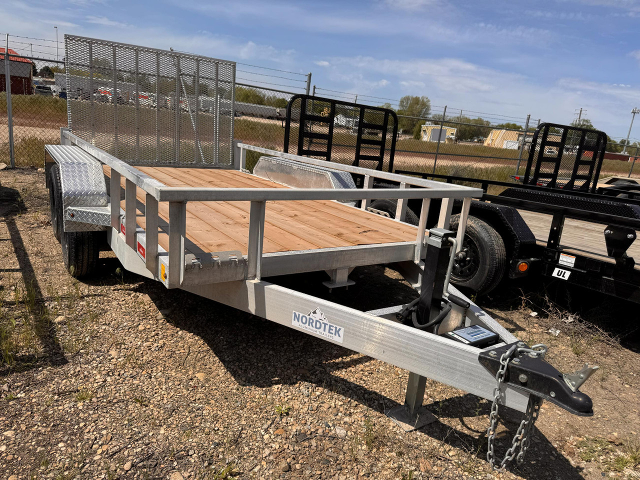 Nordtek Trailers 2025 72"X12' Utility Trailer | Tandem Axle 7K, Wood Deck, Brakes Both Axles, Bi-Fold Gate