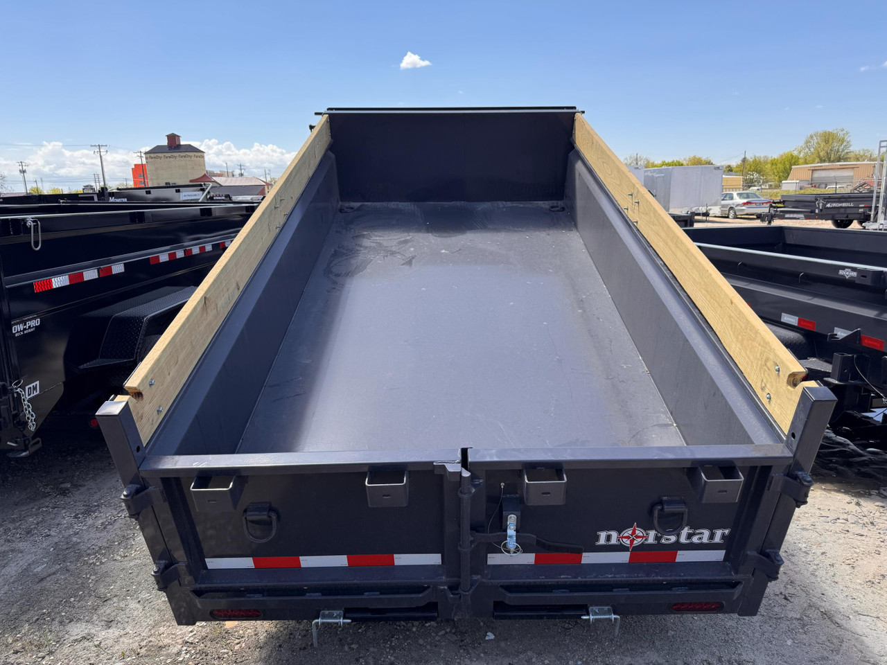 Norstar Trailers 2026 DCB 72"X12' Scissor Dump Trailer | Tandem Axle 10K, Power Up Down, Slide In Ramps, Tarp Kit