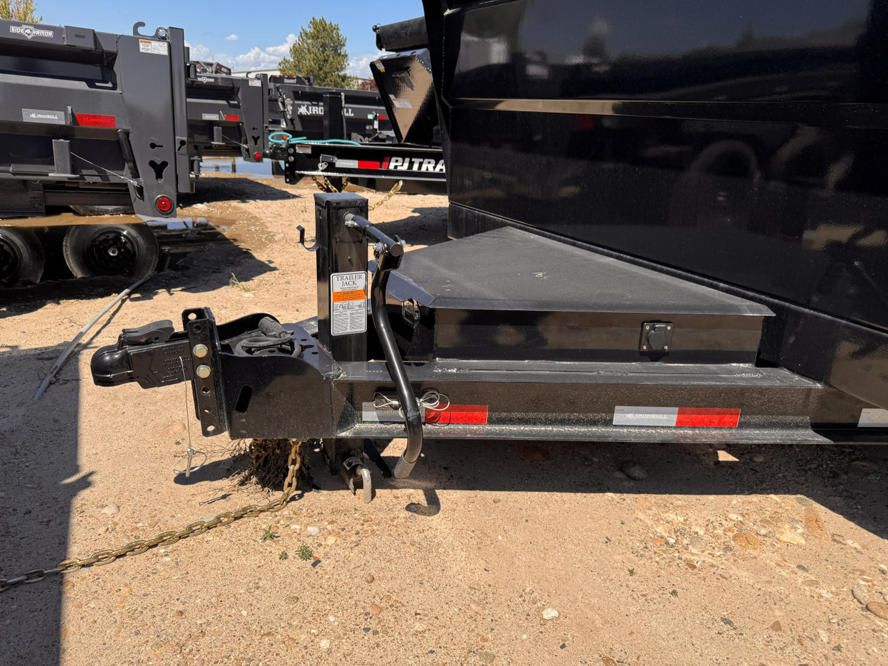 Iron Bull Trailers 2025 DTB 83"X16' Scissor Dump Trailer | Tandem Axle 14.999K, 36" Sides