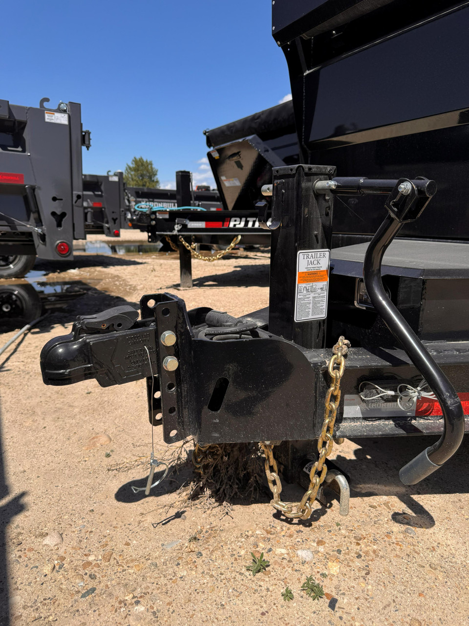 Iron Bull Trailers 2025 DTB 83"X16' Scissor Dump Trailer | Tandem Axle 14.999K, 36" Sides