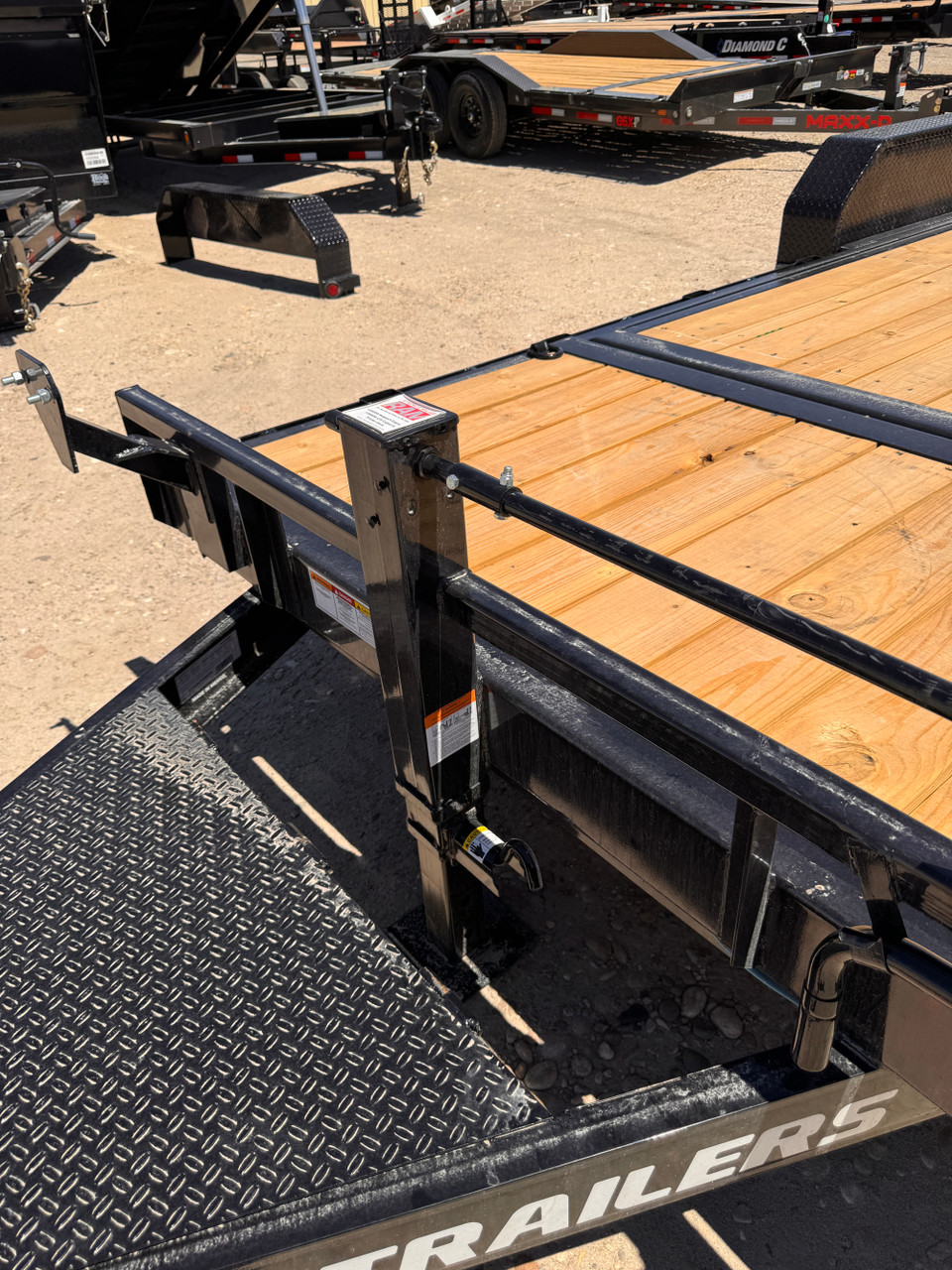 P.J. Trailers 2027 T6 20' Equipment Tilt Trailer | Tandem Axle 14K, Lid Over Tongue, Fork Holders