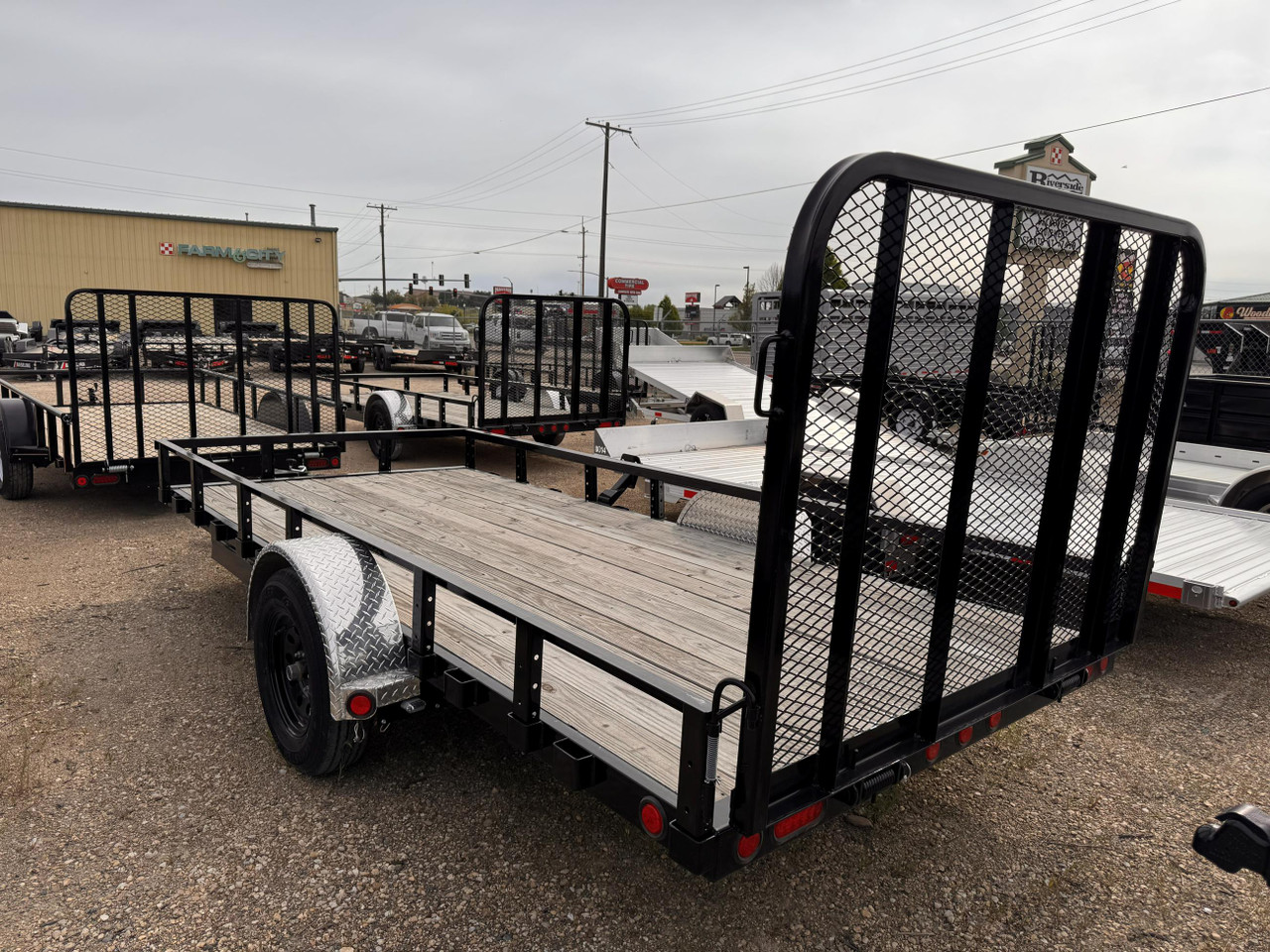 P.J. Trailers 2025 U2 72"X12' Utility Trailer | Single Axle, Rear Rampgate