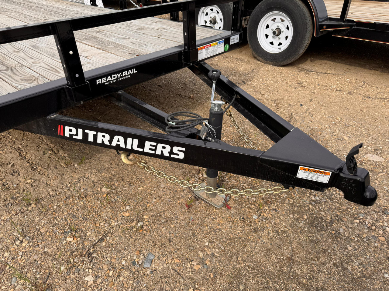 P.J. Trailers 2025 U2 72"X12' Utility Trailer | Single Axle, Rear Rampgate