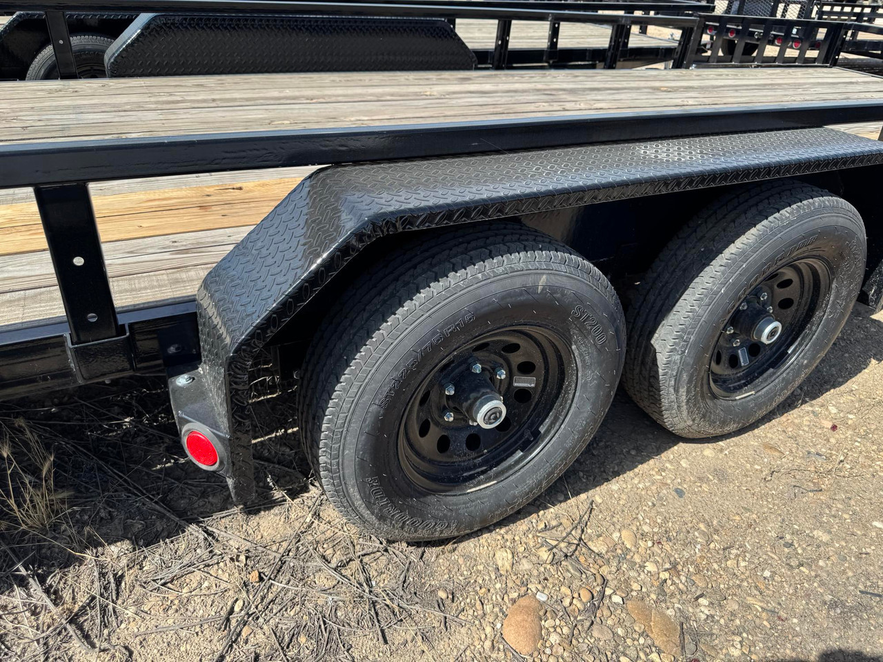 P.J. Trailers 2025 UL 83"X22' Utility Trailer | Tandem Axle 9.899K, HD Ramp Gate, Fenders, Square Tube Rails, 12" OC Crossmembers, Dovetail