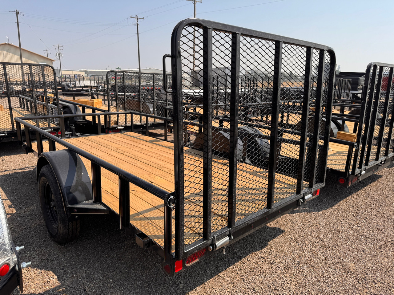 GR Trailers 2026 72"X12' Utility Trailer | Single Axle 2.99K, Pipetop Rail, Spring Assisted Rear Rampgate