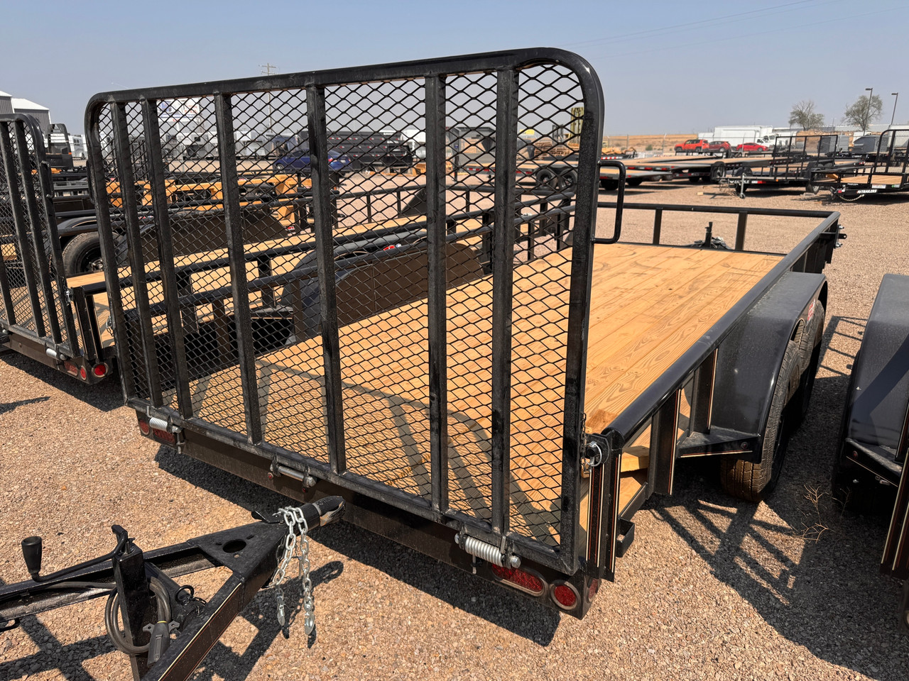 GR Trailers 2026 82"X16' Utility Trailer | Tandem Axle, Pipetop Rail, Spring Assisted Rear Rampgate