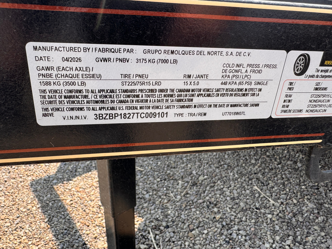 GR Trailers 2026 82"X18' Utility Trailer | Tandem Axle, Pipetop Rail, Spring Assisted Rear Rampgate