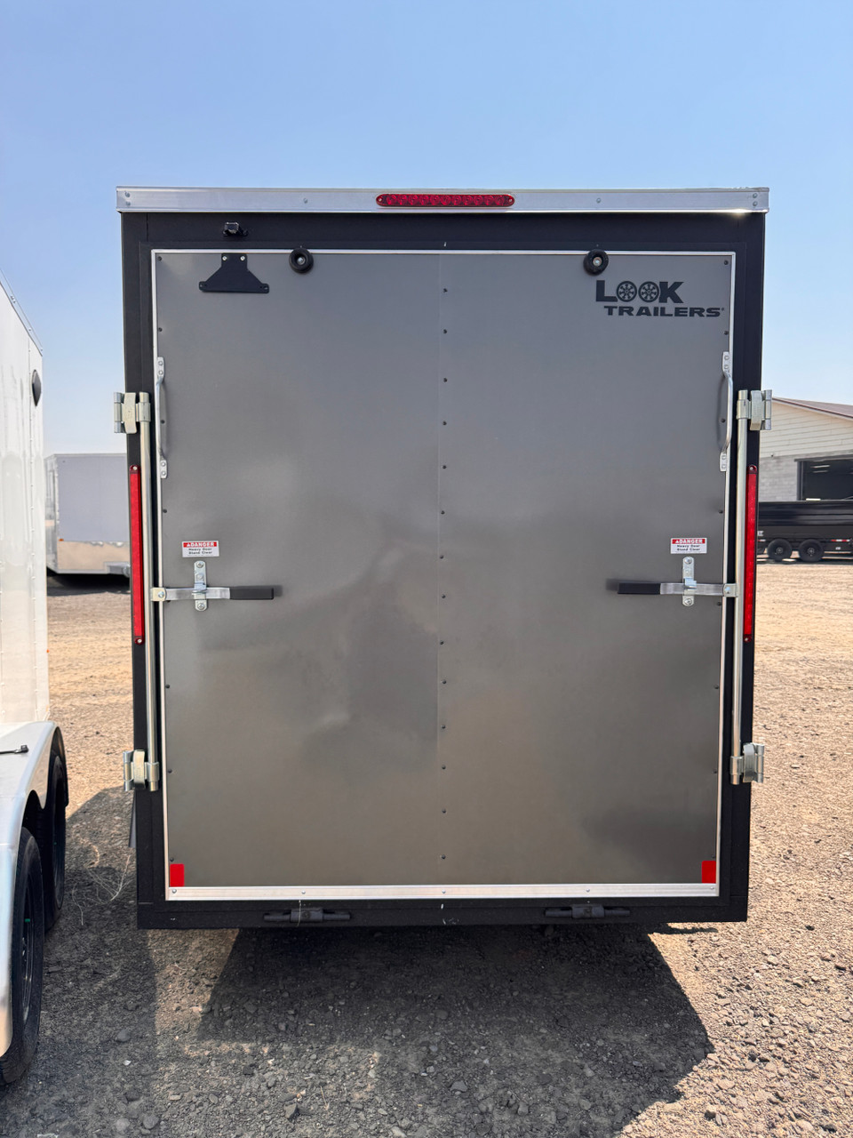 Look Trailers 2026 ST DLX 72"X10' V-Nose Cargo Trailer | Single Axle 3.5K, Rear Ramp Door, 6'6" Tall