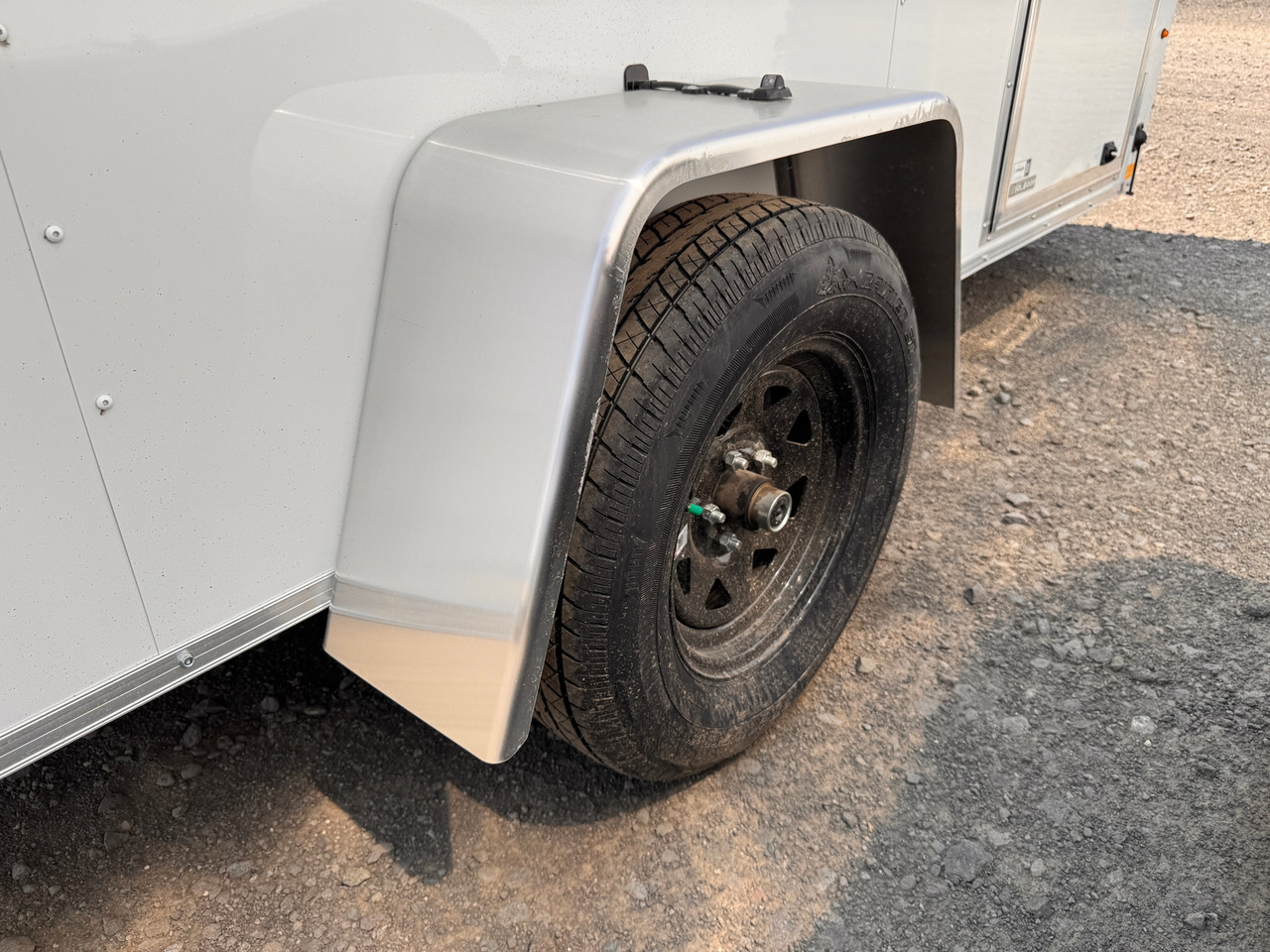 Look Trailers 2026 ST DLX 72"X12' V-Nose Cargo Trailer | Single Axle 3.5K, 16" OC, Ramp, 7' Tall