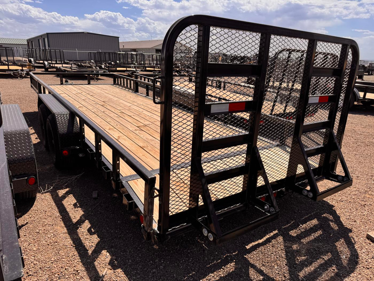 P.J. Trailers 2024 UL 83"X22' Utility Trailer | Tandem Axle 9.899K, Rear Rampgate, ATV Side Load Ramps
