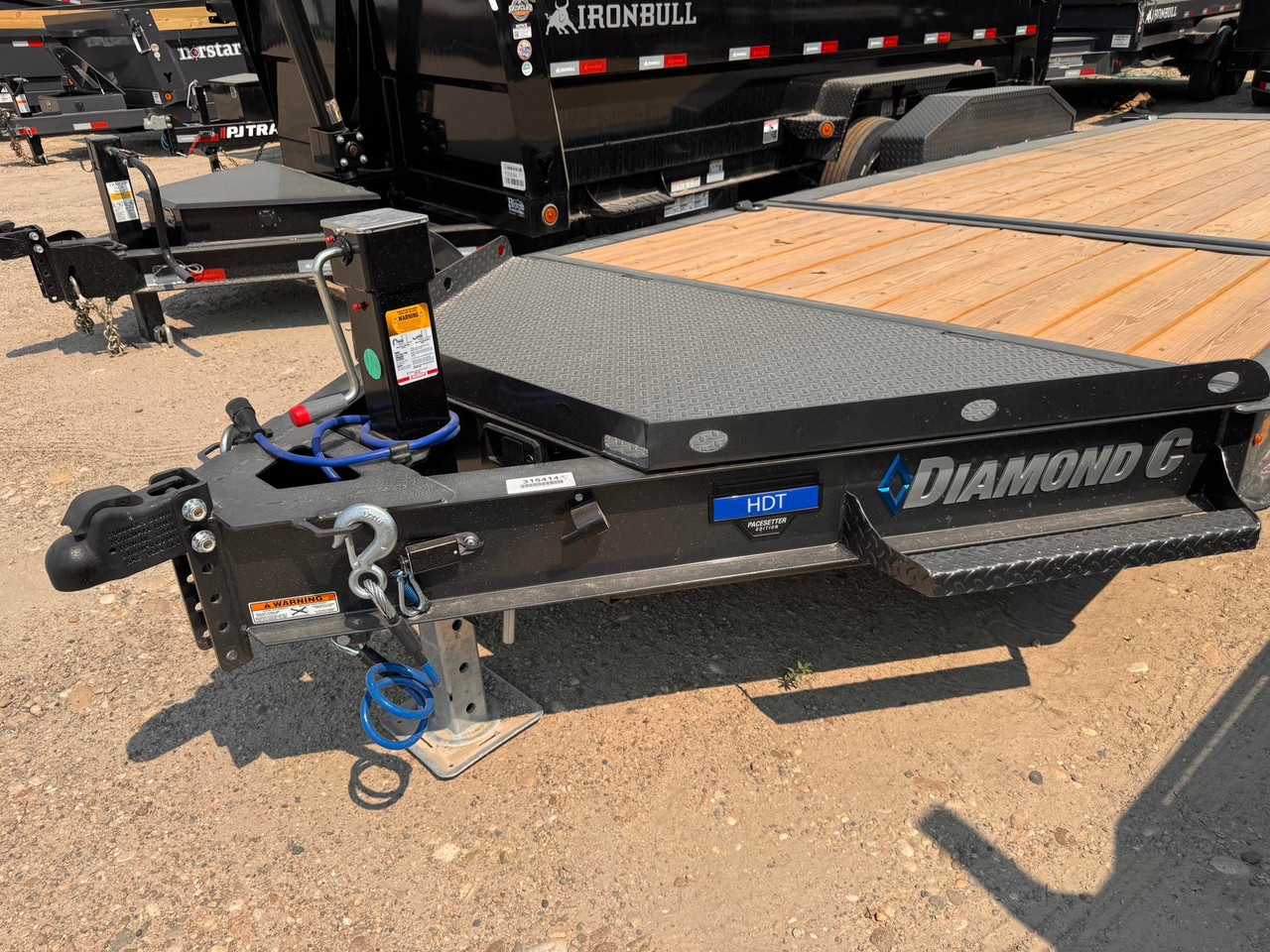 Diamond C Trailers 2026 HDT207 Pacesetter 82"X22' Tilt Trailer | Tandem Axle, (3/16 fender, 12" oc, fork holder) 2 Speed Jack, Spare