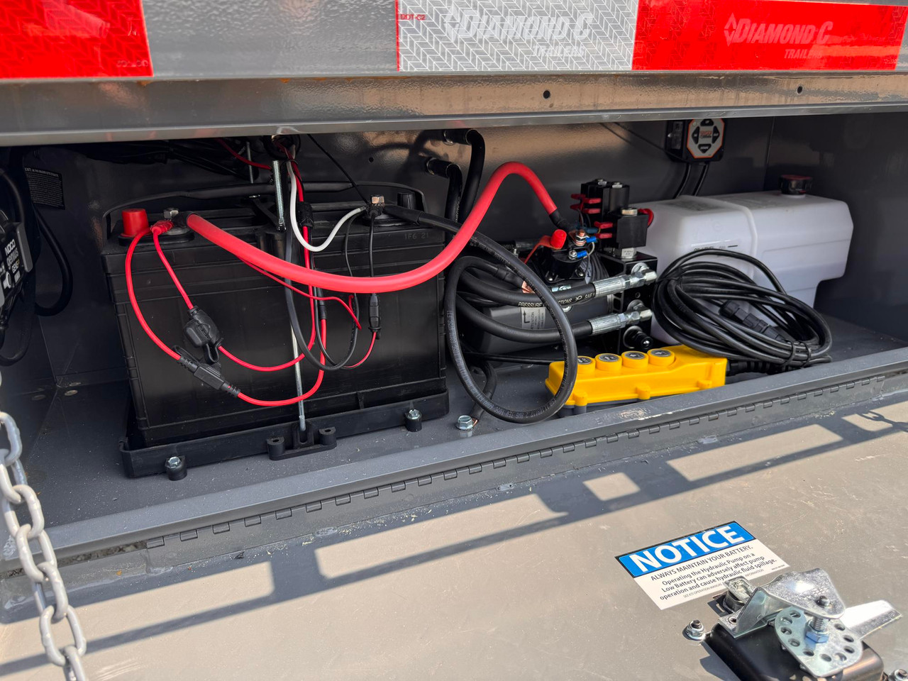 Diamond C Trailers 2026 FMAX212 30' Flatbed Trailer | Tandem Axle, Hydraulic Dovetail, Dual Hydraulic Jacks, Abs Brakes, Solar Charger, Spare Tire