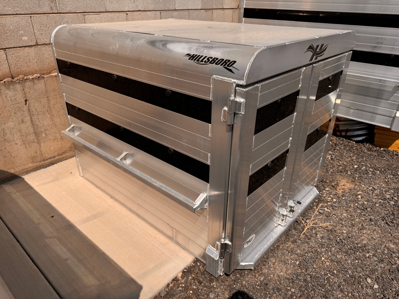 Hillsboro Trailers 2026 44"X5' Stock Box | Plexiglass Installed, (67000-001)
