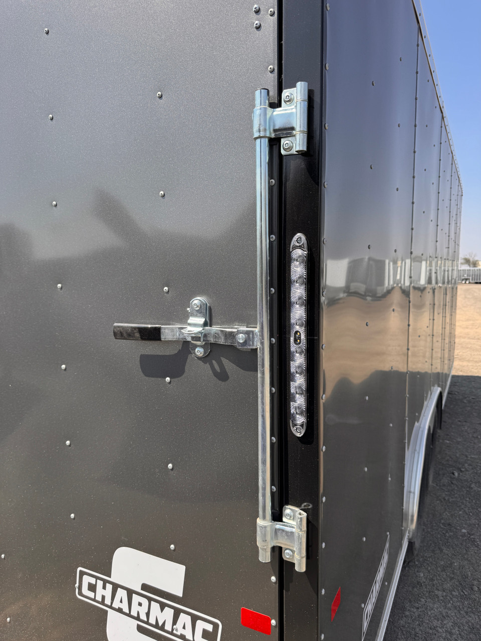 Charmac Trailers 2027 ATLAS 100"X20' V-Nose Cargo Trailer | Tandem Axle 9.99K, 7' Tall, Md Floor Ties, Spring