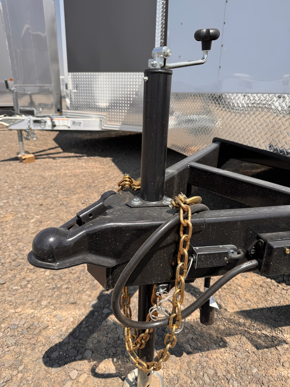 Charmac Trailers 2027 ATLAS 100"X24' V-Nose Cargo Trailer | Tandem Axle 9.99K, 7' Tall, Md Floor Ties, Spring