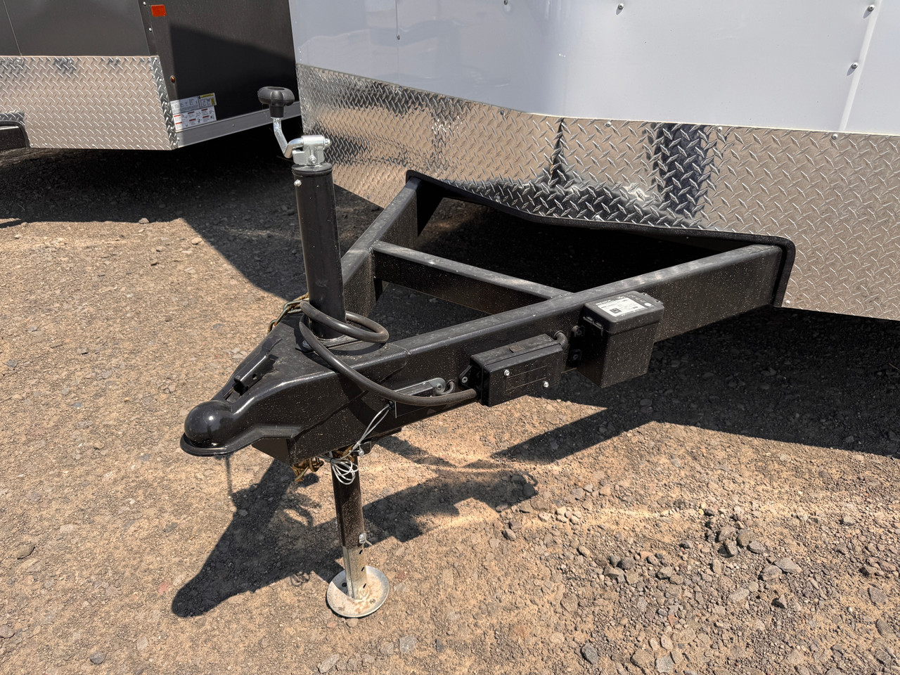 Charmac Trailers 2027 ATLAS 100"X18' V-Nose Cargo Trailer | Tandem Axle 9.99K, 7' Tall, RV Side Door Driver Side, Rear Ramp Door