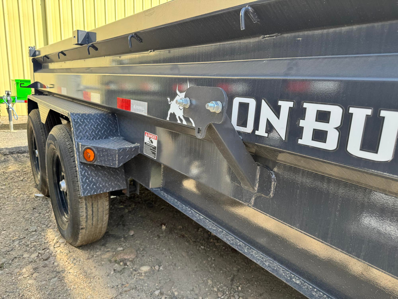 Iron Bull Trailers 2027 DWB 83"X14' Scissor Dump Trailer | Tandem Axle 14K, 24" Sides, 7ga Floors, Slide In Ramps, Tarp Kit, XL Tongue Storage Box