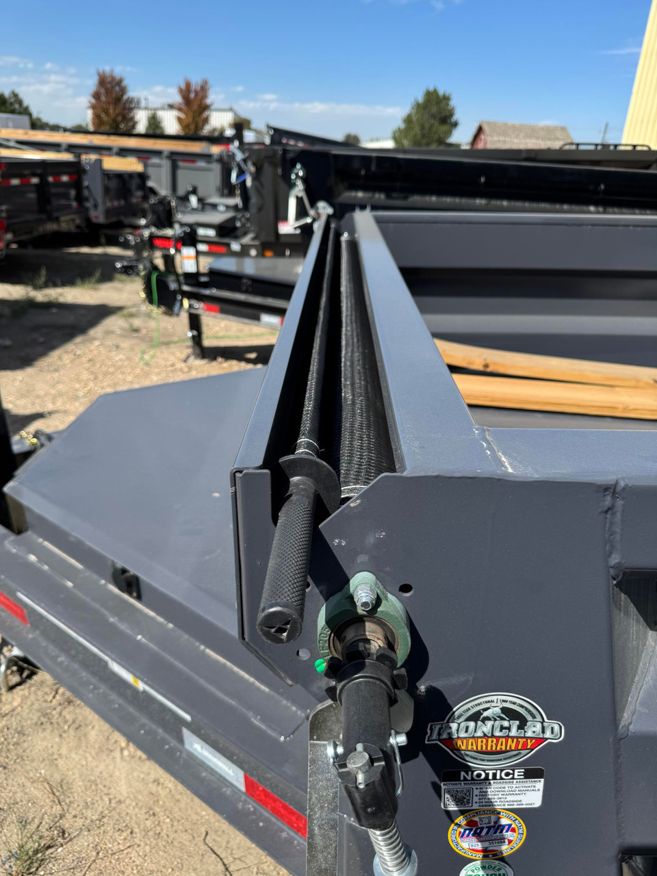 Iron Bull Trailers 2027 DWB 83"X14' Scissor Dump Trailer | Tandem Axle 14K, 24" Sides, 7ga Floors, Slide In Ramps, Tarp Kit, XL Tongue Storage Box