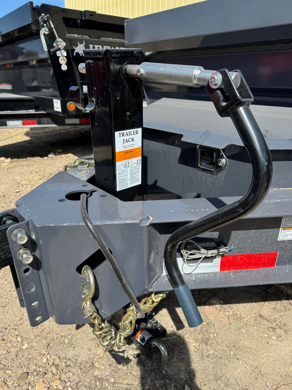 Iron Bull Trailers 2027 DWB 83"X14' Scissor Dump Trailer | Tandem Axle 14K, 24" Sides, 7ga Floors, Slide In Ramps, Tarp Kit, XL Tongue Storage Box