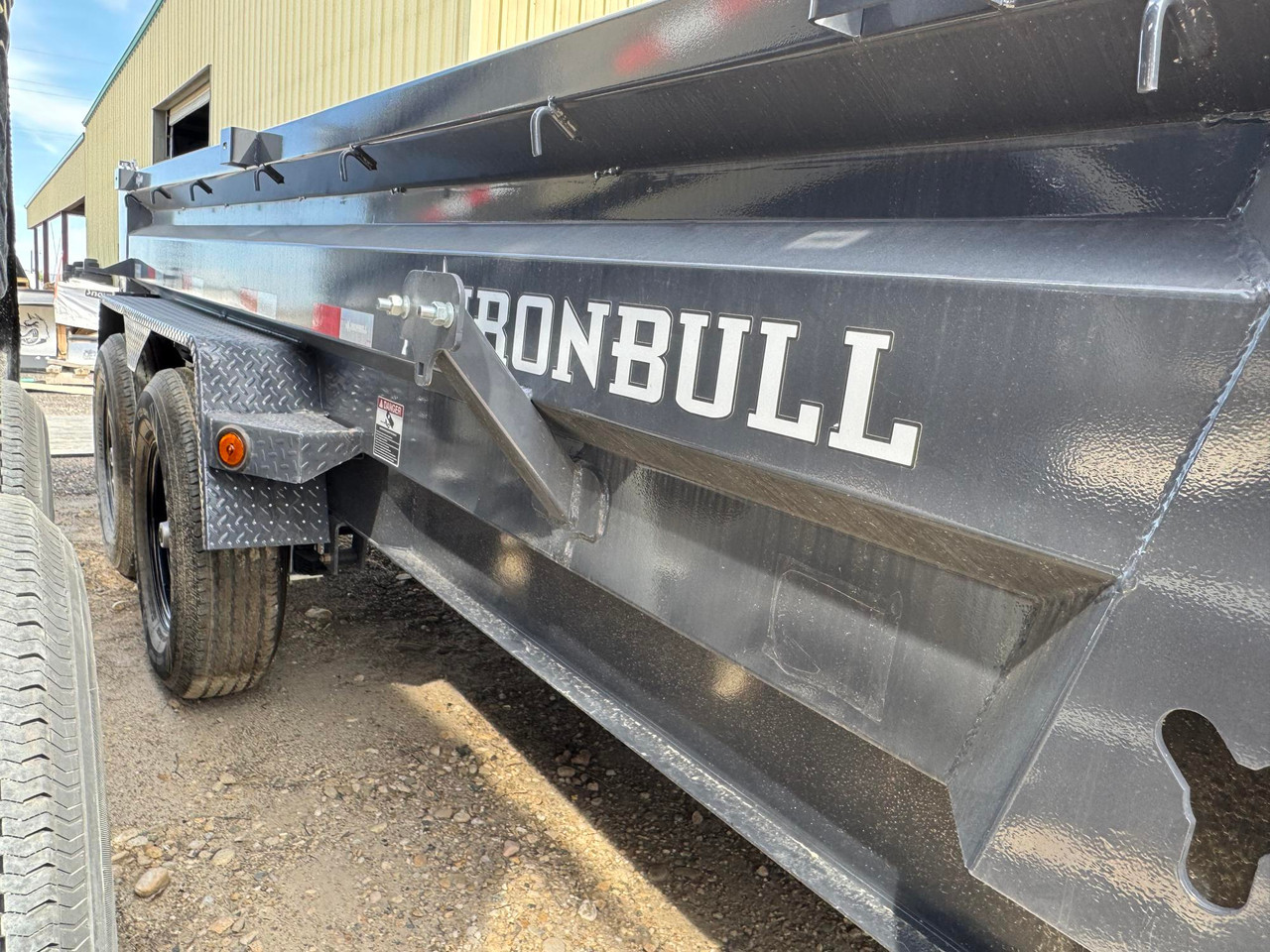 Iron Bull Trailers 2027 DWB 83"X14' Scissor Dump Trailer | Tandem Axle 14K, 24" Sides, 7ga Floors, Slide In Ramps, Tarp Kit, XL Tongue Storage Box