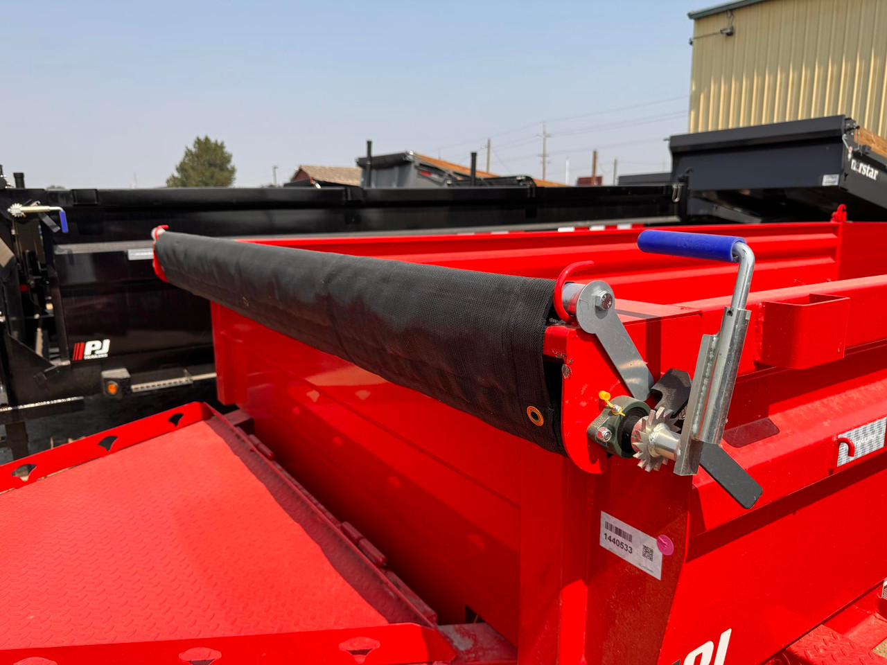 P.J. Trailers 2027 DL 83"X16' Telescopic Dump Trailer | Tandem Axle 14K, 6" Cylinder, Hydraulic Jack, 24" Sides, 7 Ga Floor