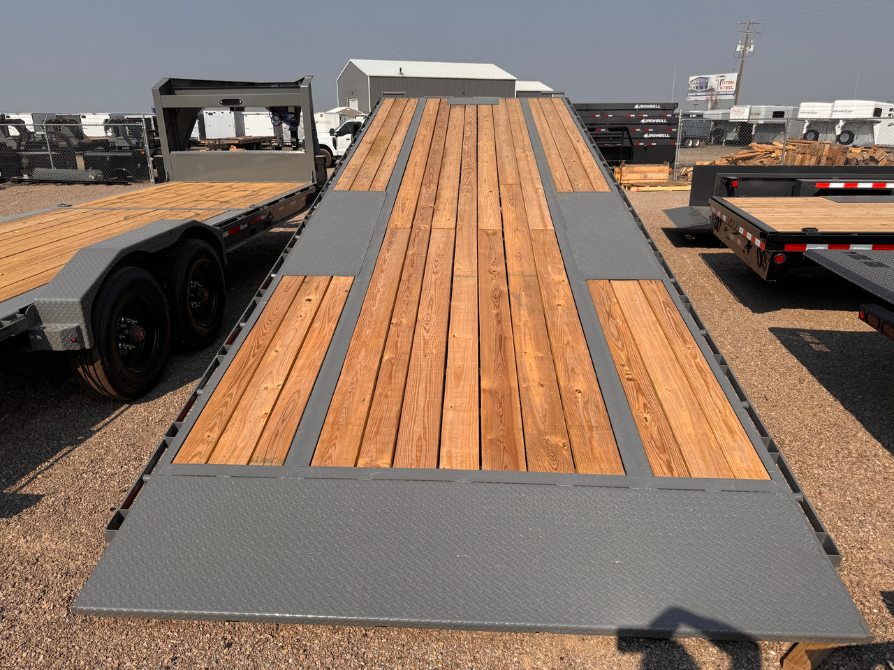 Diamond C Trailers 2026 DET208 26' Deckover Tilt Trailer | Tandem Axle 18K, Full Power Tilt, XL Locking Tongue Box, Solar Charging