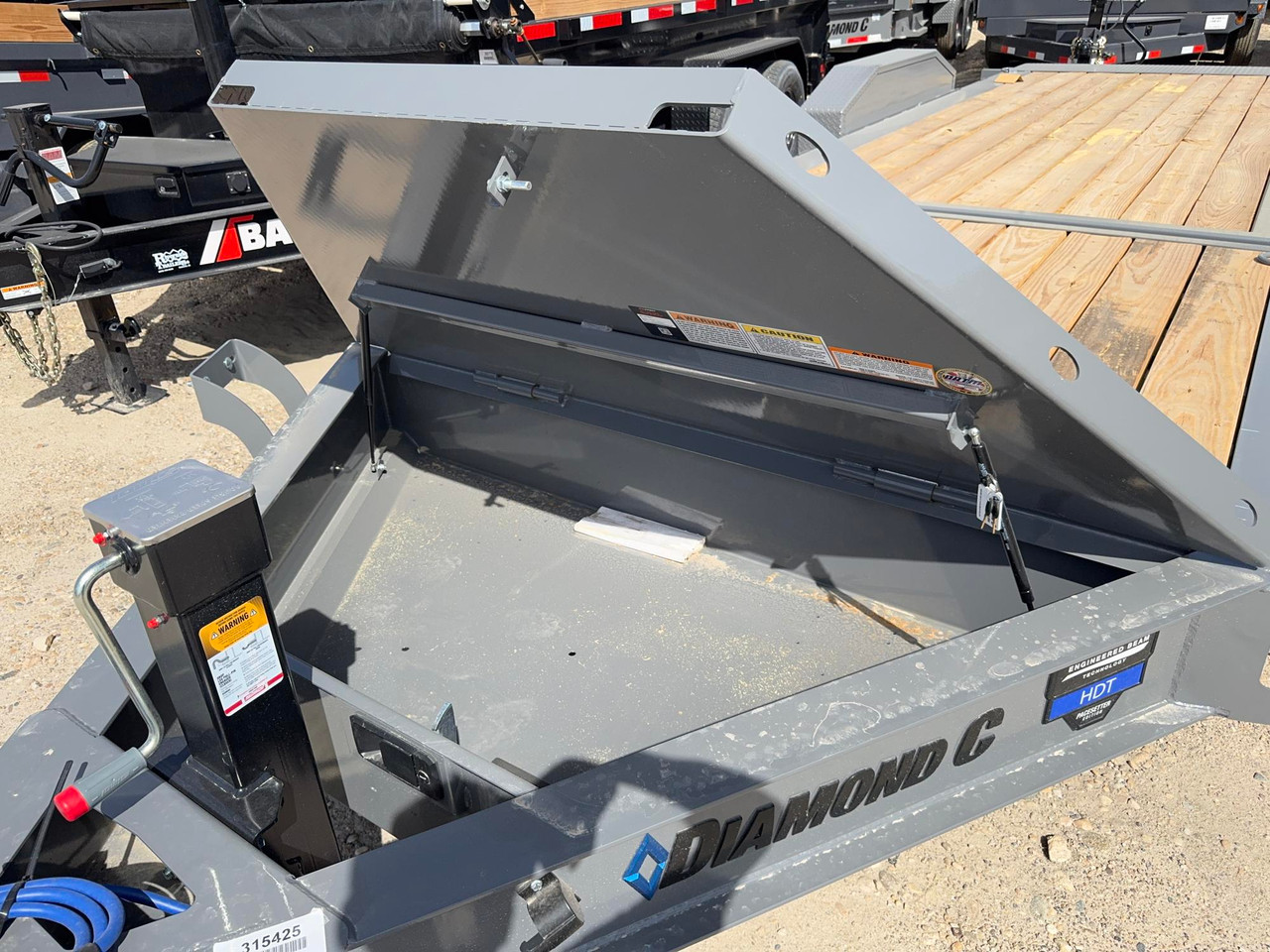 Diamond C Trailers 2026 HDT208 Pacesetter 80"X22' Equipment Tilt Trailer | Tandem Axle, 6' Stationary, 16' Tilt Deck, 3/16" Steel Fenders, 12" OC Crossmembers, Fork Holders, 2 Speed Jack, Spare Tire