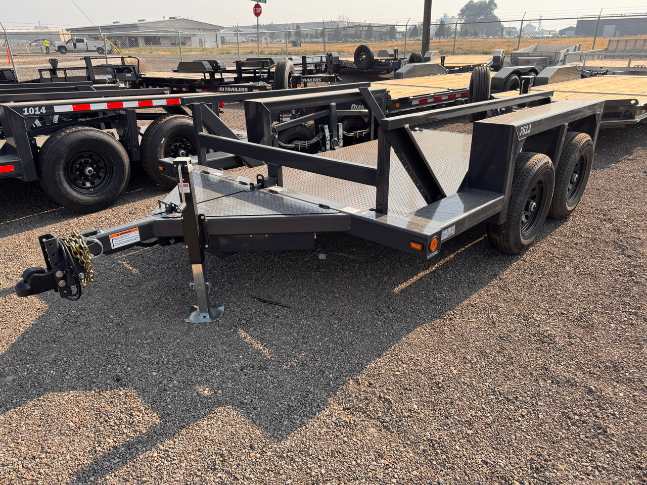 Triple L Trailers 2026 7612 75"X12' DROP DECK | Tandem Axle 7K, HYDRAULIC DROP DECK UTILITY TRAILER, OPEN SIDES, BATTERY CHARGER