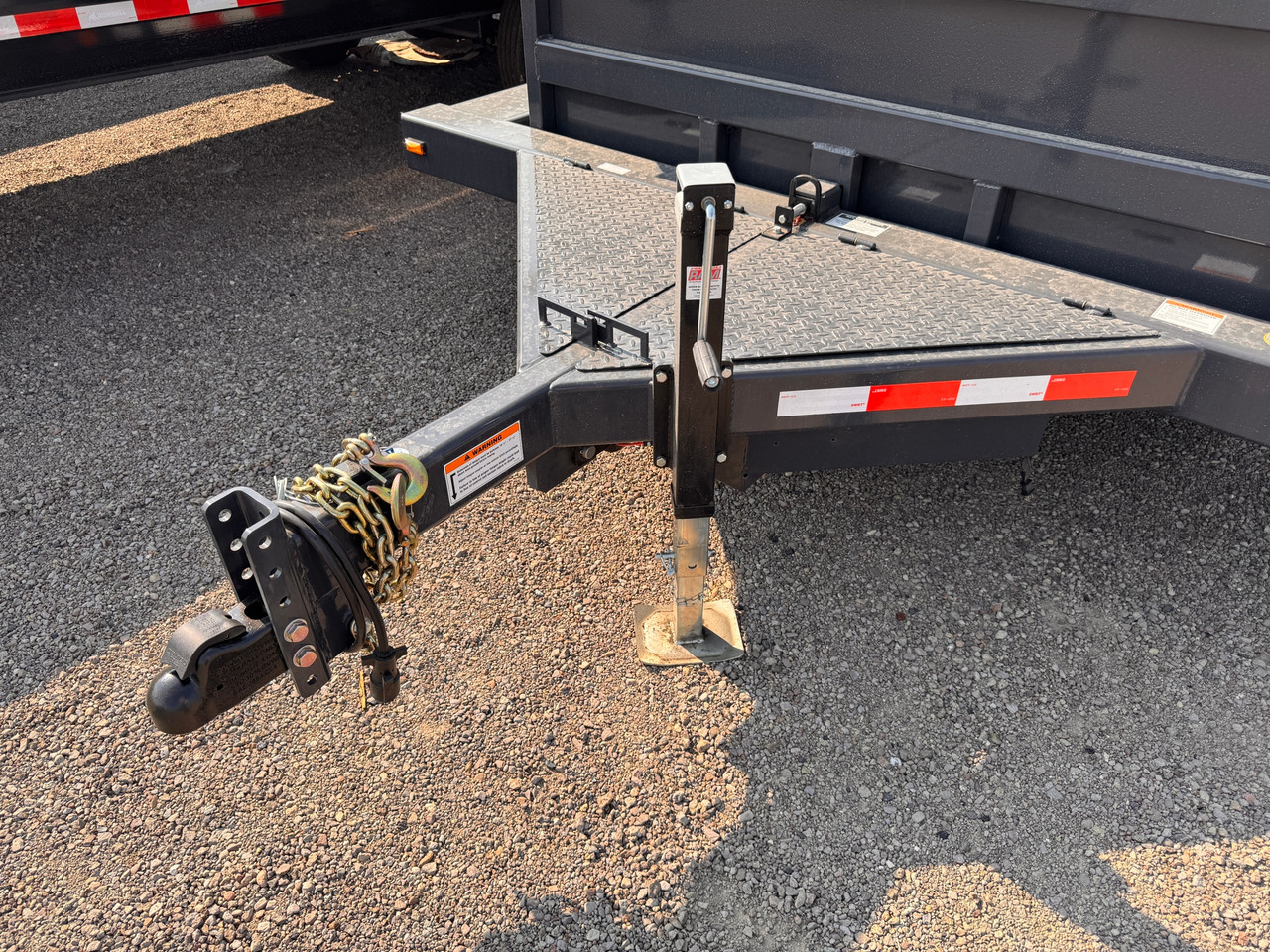 Triple L Trailers 2026 UT914 75"X14' Drop Deck Utility Trailer | Tandem Axle 13.615K, Hydraulic Lift, Closed Sides, Low Angle Dovetail, Tongue Storeage