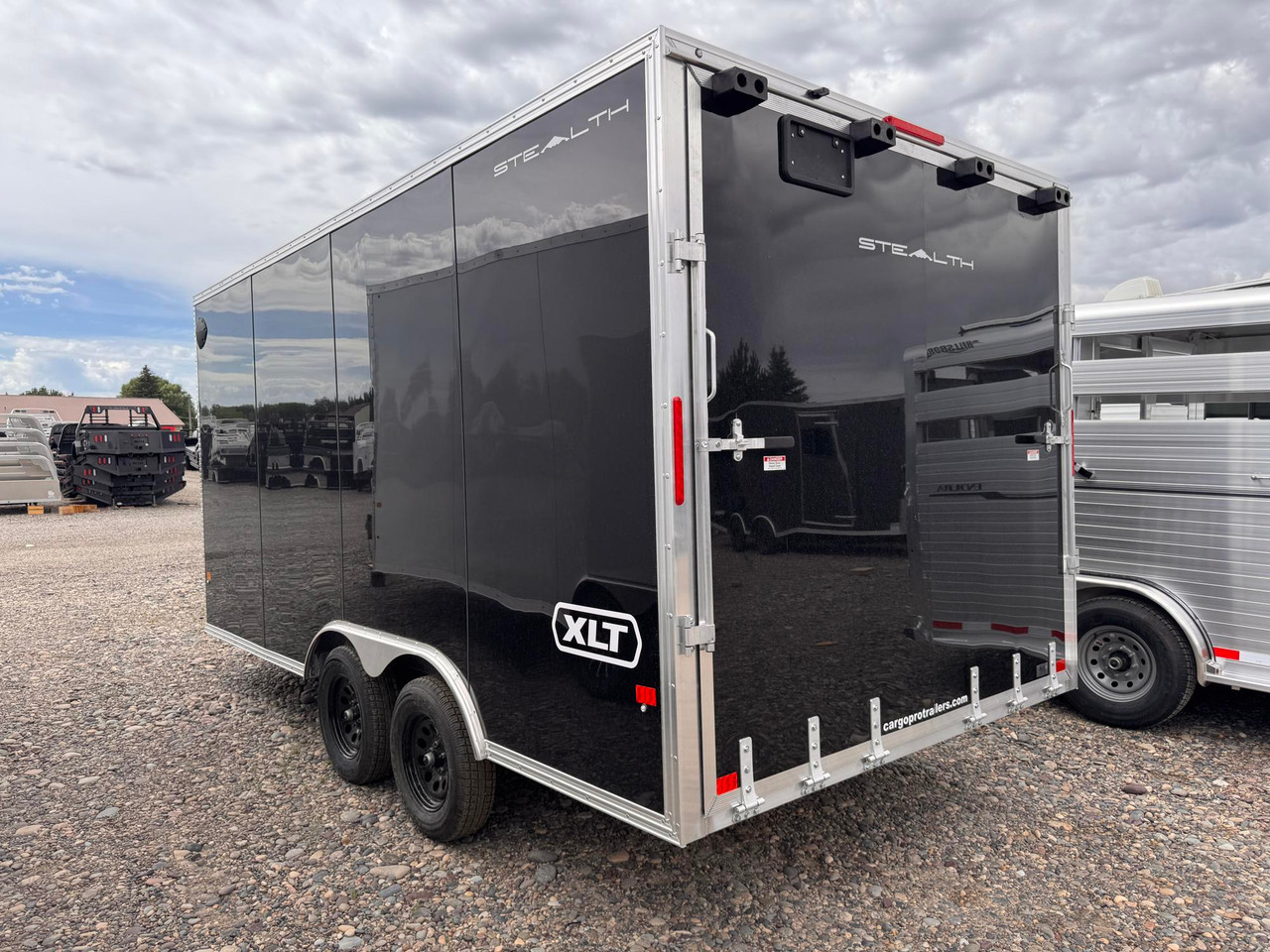 Alcom Trailers 2027 STEALTH XLT PRO 102"X16' ENCLOSED CARHAULER CARGO | Tandem Axle 7K, 7' TALL