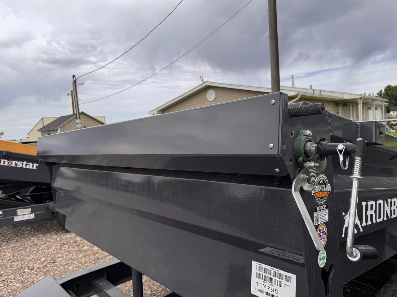Iron Bull Trailers 2027 DWB 83"X14' Scissor Dump Trailer | Tandem Axle 14K, 2' SIDES, RAMPS, TARP, MOUNT