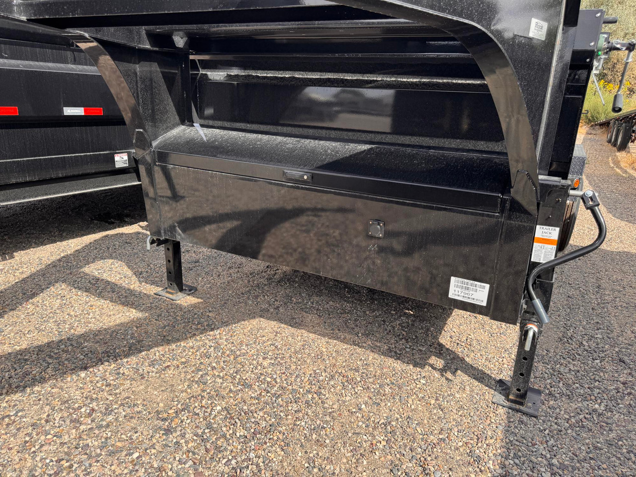Iron Bull Trailers 2027 DTG 83"X16' Scissor Dump Trailer | Tandem Axle 16K, 36" Sides, Tarp kit, Alum Ramps, Spare Mount, full tool box