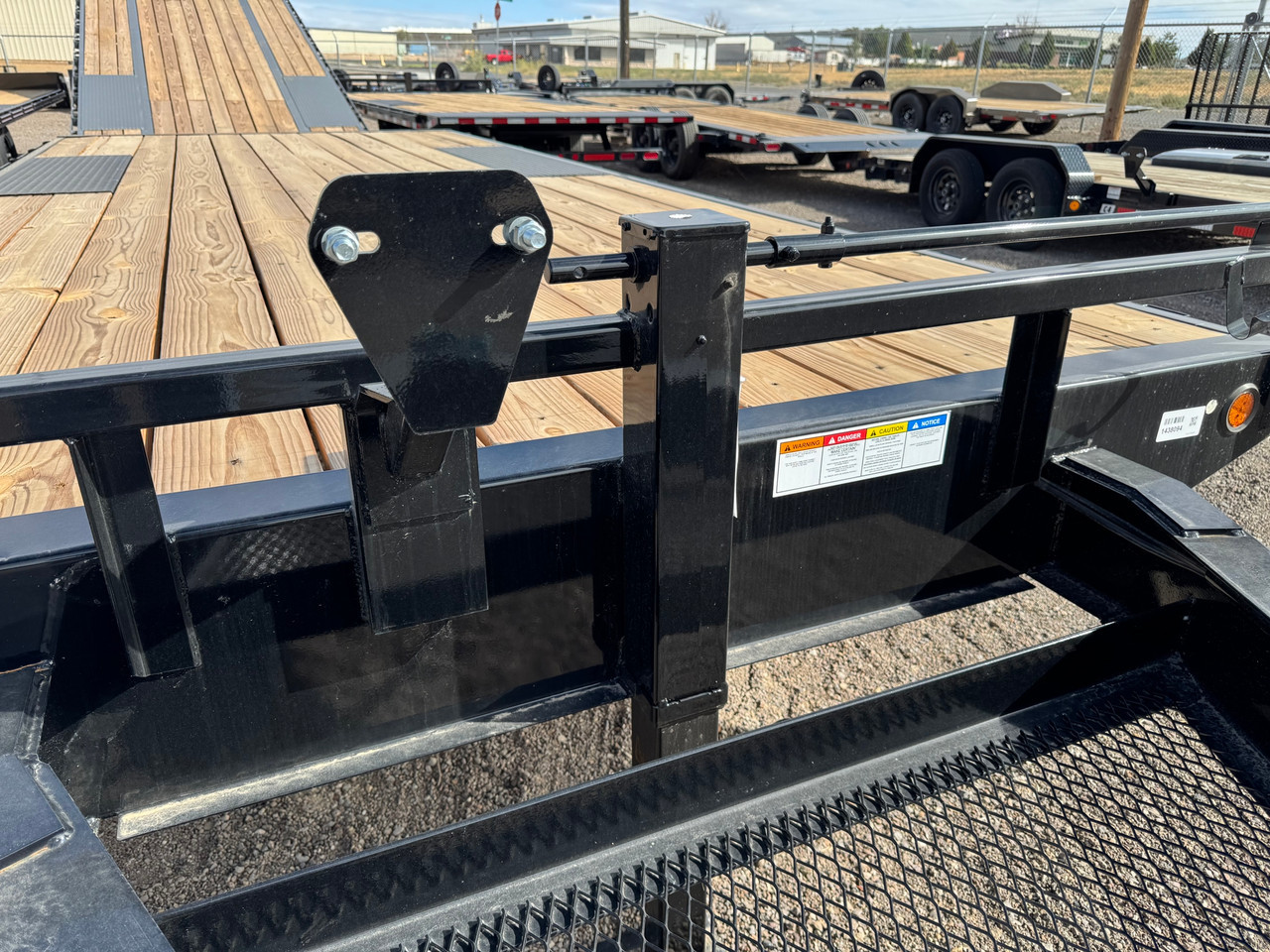 P.J. Trailers 2027 F8 20' Deckover Trailer | Tandem Axle 14K, RAMPS 14K