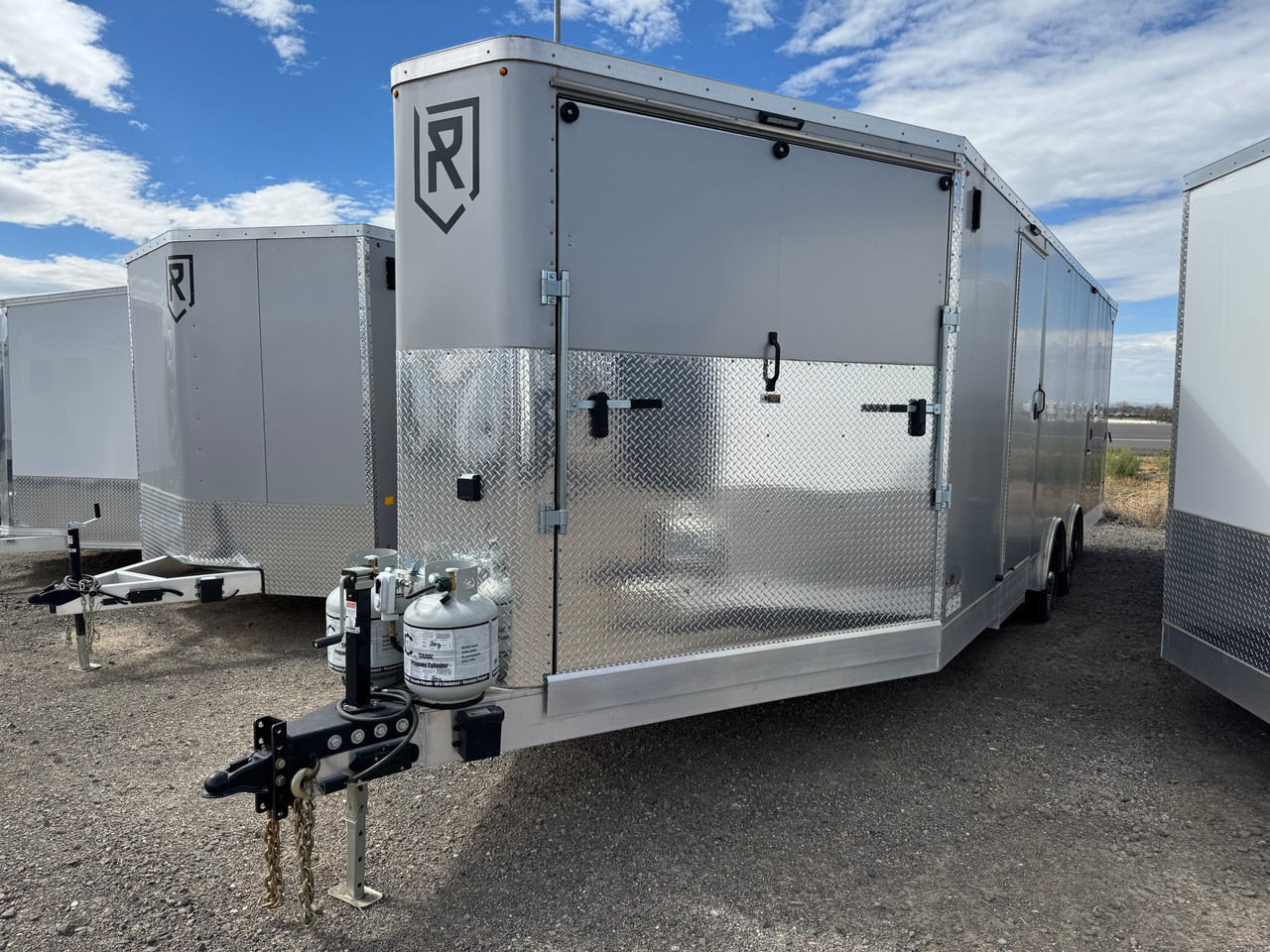Rover Trailers 2026 All Sport 102"X30' Powersports Trailer | Tandem Axle 10K, AC/Heat, Rubber Floors, Kitchen/Bathroom, Torsion Axles