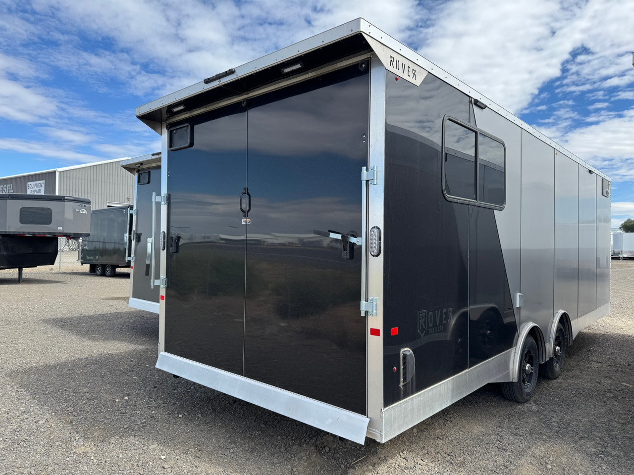 Rover Trailers 2026 All Sport 102"X30' Powersports Trailer | Tandem Axle 10K, AC/Heat, Rubber Floors, Kitchen/Bathroom, Torsion Axles
