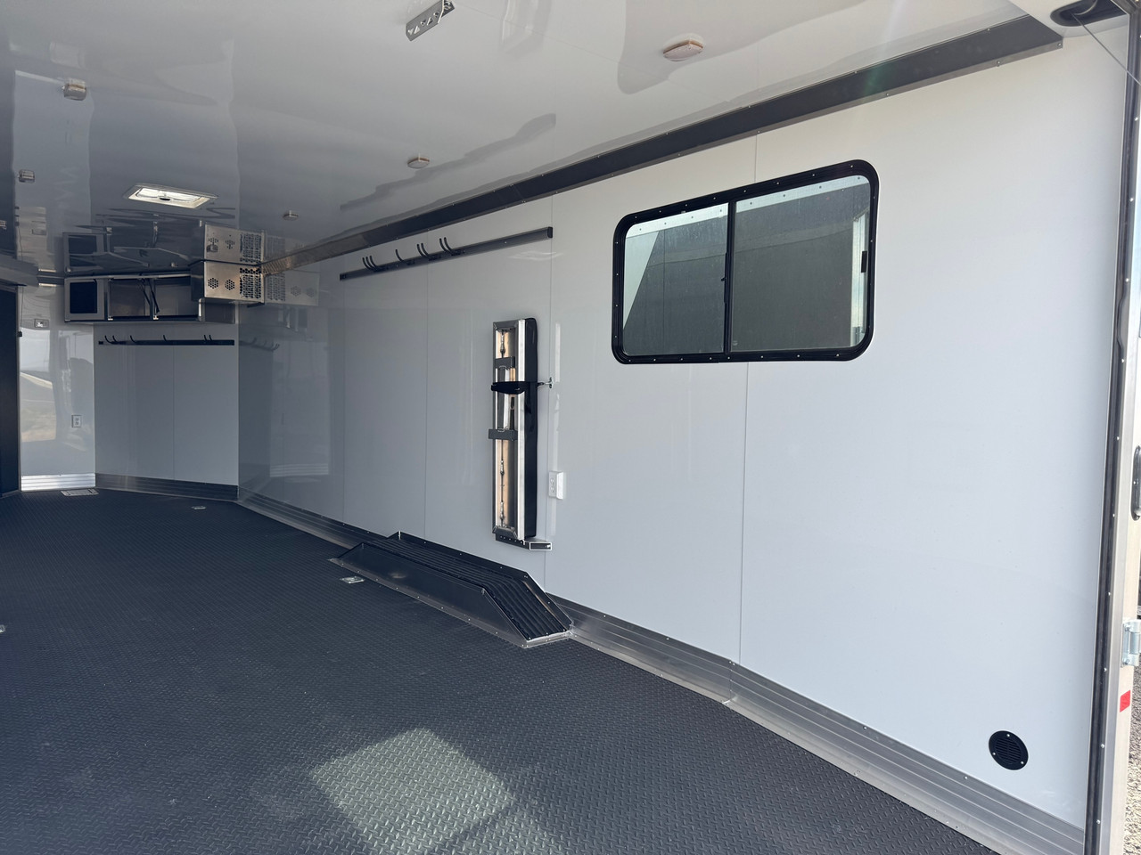 Rover Trailers 2026 All Sport 102"X30' Powersports Trailer | Tandem Axle 10K, AC/Heat, Rubber Floors, Kitchen/Bathroom, Torsion Axles